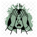 Upset Sad Reaction Icon