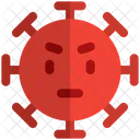 Upset Coronavirus Emoji Coronavirus Icon
