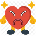 Upset Heart Upset Sad Icon