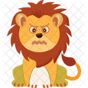 Upset Lion Upset Sad Icon