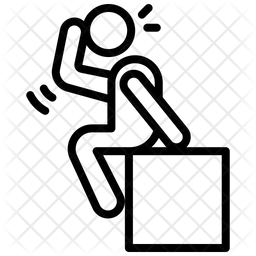 Upset Worker Pictogram Icon