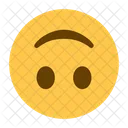 Upside Down Playful Emoji Icône