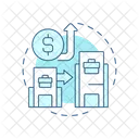 Upstream Transactions Upstream Intercompany Icon