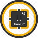 Uranium Preodic Table Preodic Elements Icon