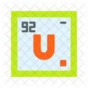 Uranium Nuclear Power Icon