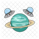 Urano Planeta Espacio Icon