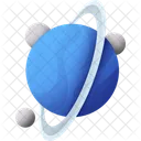 Uranus Planet Space Icon