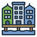 Urban Canal Canal Water Channel Icon