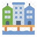 Urban Canal Canal Water Channel Icon