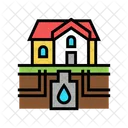 Urban Home Drainage System  Icon