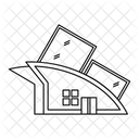 Stadt Strasse Gebaude Symbol