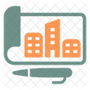 Urban Planning Design Civil Engineering Icon