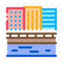 Zigzag Flowing River Icon