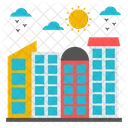 Urbanisation Etalement Urbain Formation De Villes Icon