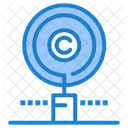 Urheberrecht für Inhalte  Symbol