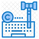 Urheberrecht Digital Internet Symbol