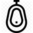 Urinal Bademantel Badewanne Symbol