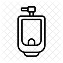 Urinal Toilette Badezimmer Symbol