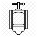 Ruheraum Urinal Klempner Symbol