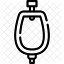 Toilette Linie Linear Symbol