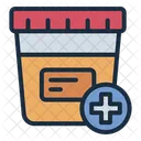 Urine Test Sample Container Medical Test Icon