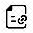 Sitio Web Enlace Cadena Icono