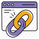 URL Enlace Cadena Icono