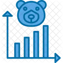 Urso Diminuindo Economia Icon