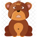 Urso angustiado  Ícone