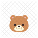 Emoji de urso  Ícone