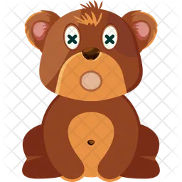 Urso tonto  Ícone