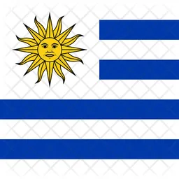 Uruguai Flag Ícone