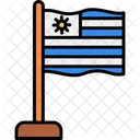 Uruguai Bandeira Bandeira Nacional Ícone