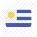 Uruguai Uy Bandeira Pais Ícone