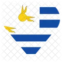Uruguay Flag Country Icon
