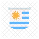 Uruguay National Flag Icon