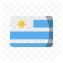 Uruguay flag  Icon