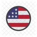 Us Us Flag United States Icon