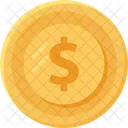 Us Dollar Coin Coins Currency Icon