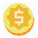 Us Dollar Dollar Coin Icon