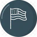 Us Flag American America Icon