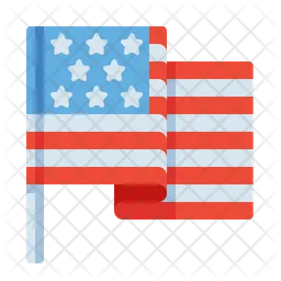 Us Flag  Icon