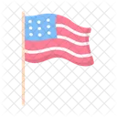 Uns Flagge Amerikanisch Amerika Symbol