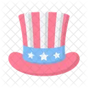 Us Hat Cap Headgear Icon