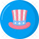 Us Hat Cap Headgear Icon