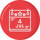 Us Independence Day Celebration Independence Day Icon