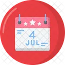 Us Independence Day Celebration Independence Day Icon