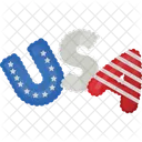 Usa Independence Day Illustration Pack Icon