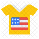 Us Shirt Apparel Attire Icon