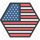 Usa America United Icon